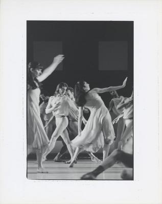 Mireille Radwan Dana, Shawn Gannon, and Deniz Oktay with the company in "L'Allegro, il Penseroso ed il Moderato," 1996