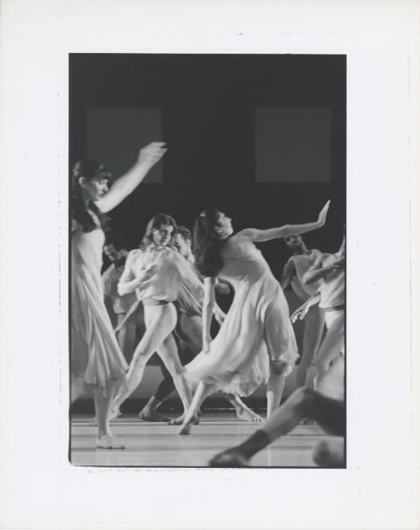 Mireille Radwan Dana, Shawn Gannon, and Deniz Oktay with the company in "L'Allegro, il Penseroso ed il Moderato," 1996