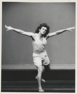 Mark Morris in rehearsal for "O Rangasyee," circa 1984