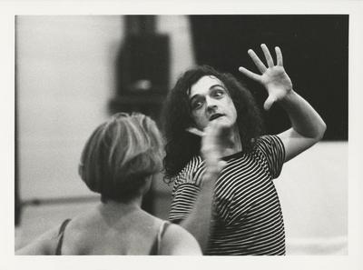 Mark Morris rehearsing "The Hard Nut" at Rue Bara Studios, 1990