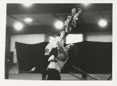 Clarice Marshall and William Wagner rehearsing "The Hard Nut" at Rue Bara Studios, 1990
