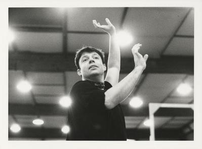 Peter Wing Healey rehearsing "The Hard Nut" at Rue Bara Studios, 1990