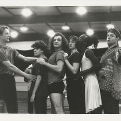 Monnaie Dance Group/Mark Morris rehearsing "The Hard Nut" at Rue Bara Studios, 1990