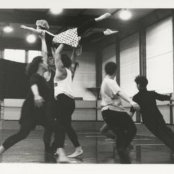 Monnaie Dance Group/Mark Morris rehearsing "The Hard Nut" at Rue Bara Studios, 1990