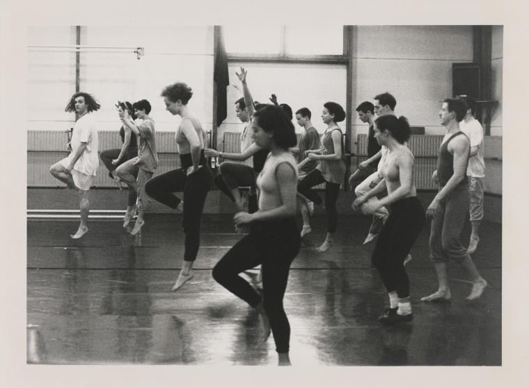 Monnaie Dance Group/Mark Morris rehearsing at Rue Bara Studios, circa 1990