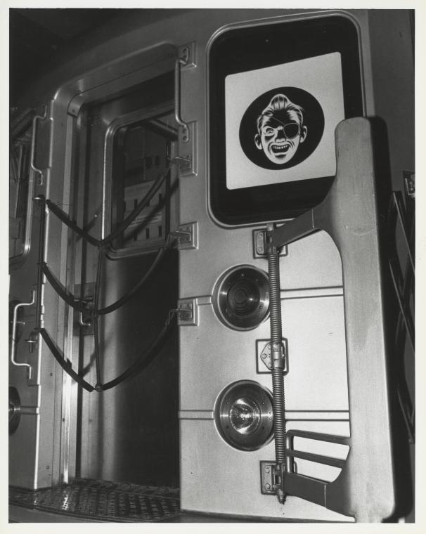 A "Hard Nut"-themed subway shuttle for "The Hard Nut" gala, 1992
