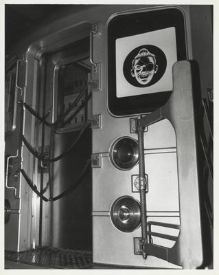 A "Hard Nut"-themed subway shuttle for "The Hard Nut" gala, 1992