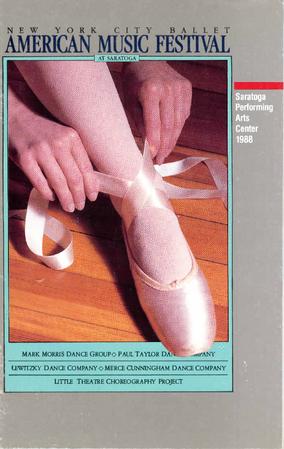 Program for Saratoga Performing Arts Center - August 15-20, 1988