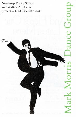 Program for Northrop Dance Season and Walker Art Center - March 9, 1988