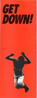 Brochure for Get Down! A Benefit for Performance Space 122  - February 4, 1988