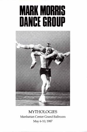 Program for "Mythologies," Manhattan Center Grand Ballroom - May 6-10, 1987