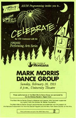 Program for the University of Montana - February 28, 1993