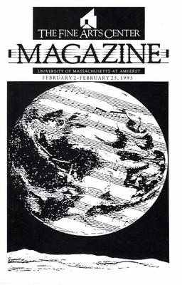 Program for UMass Fine Arts Center - February 16, 1993