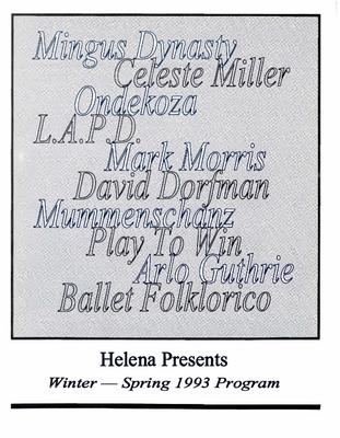 Program for Helena Presents - February 26, 1993