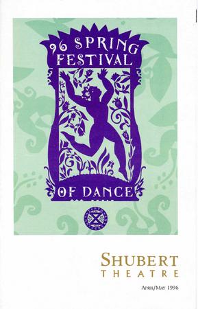 Program for "Dido and Aeneas," Performing Arts Chicago - April 16-17, 1996