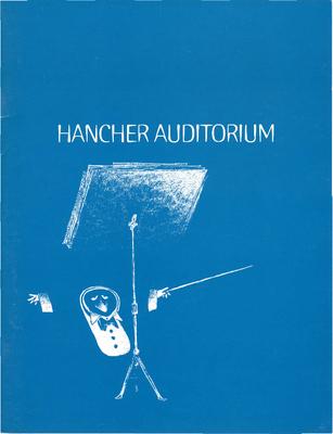 Program for "Orfeo ed Euridice," Iowa Center for the Arts - April 8-9, 1996