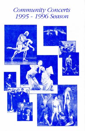 Program for Gusman Center Community Concerts - January 12, 1996