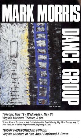 Flyer for Virginia Museum of Fine Arts - May 19-20, 1987