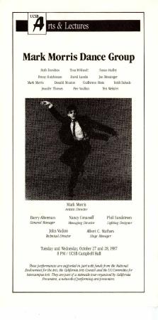 Program for University of California Santa Barbara - October 27-28, 1987