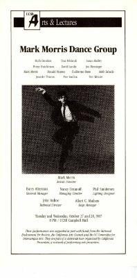 Program for University of California Santa Barbara - October 27-28, 1987