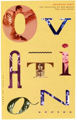 Program for Fine Arts Center Fine, University of New Mexico - October 13-14, 1996