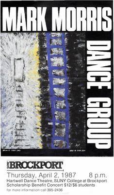 Flyer for SUNY Brockport - April 2, 1987