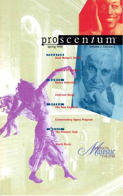 Program for Dance Umbrella - April 21-26, 1998