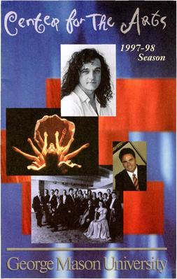 Program for Center for the Arts, George Mason University - February 20-21, 1998