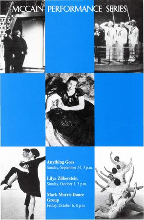 Program for McCain Performance Series at KSU - October 6, 2000