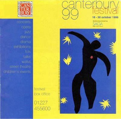 Brochure for Dance Umbrella - October 19-20, 1999