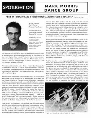 Spotlight Newsletter, New Orleans Ballet Association - November 2002