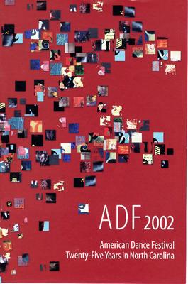 Program for American Dance Festival - July 18-20, 2002