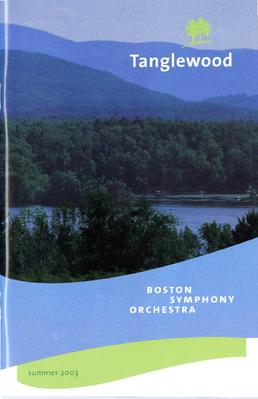Program for Tanglewood Music Center - June 29-30, 2003