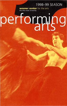 Program for "Mark Morris Dance Group and Yo-Yo Ma," Wexner Center for the Arts - April 3, 1999