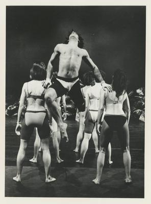 The Dance Group in "Dogtown" on the set of "Great Performances," 1986