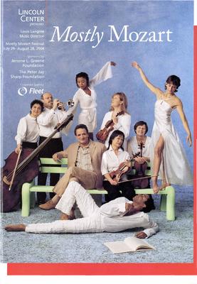 Brochure for Lincoln Center Mostly Mozart Festival - 2004