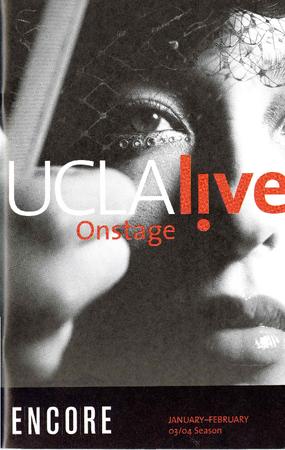 Program for UCLA Center for the Performing Arts - February 27-28, 2004