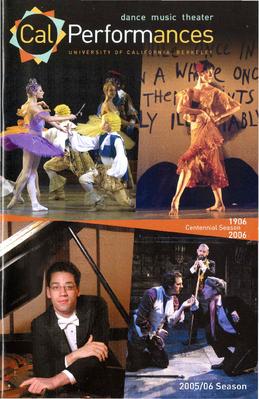 Program for Cal Performances - September 22-October 1, 2005