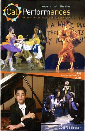 Program for "The Hard Nut," Cal Performances - December 9-18, 2005