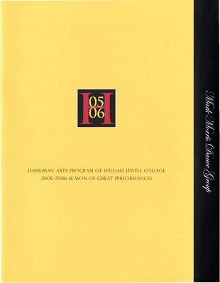 Program for Harriman-Jewell Series - September 13, 2005
