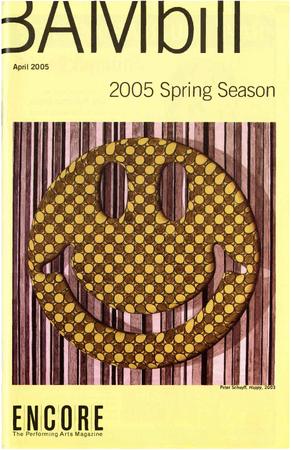 Program for Brooklyn Academy of Music - April 19-23, 2005