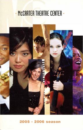 Program for McCarter Theatre Center for the Performing Arts - April 11, 2006