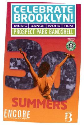 Program for Celebrate Brooklyn! BRIC Arts Media - July 31, 2008
