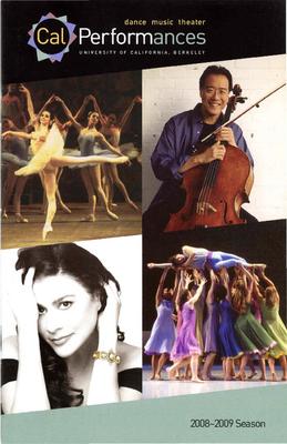 Program for "Romeo and Juliet, On Motifs of Shakespeare," Cal Performances - September 25-28, 2008