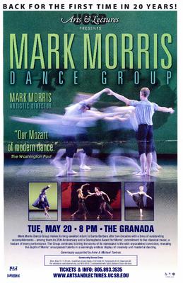 Poster for UCSB Arts and Lectures - May 20, 2008