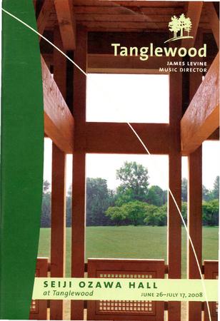 Program for Tanglewood Music Center - June 26-27, 2008
