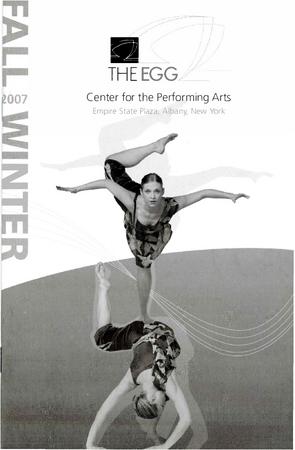 Program for Empire Center at The Egg (Albany, NY) - November 16, 2007