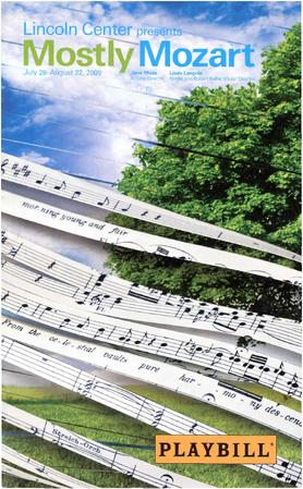 Program for Lincoln Center Mostly Mozart Festival - August 19-22, 2009