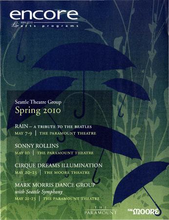 Program for Seattle Theatre Group - May 21-23, 2010