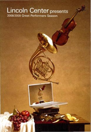 Brochure for Lincoln Center for the Performing Arts - 2008-2009